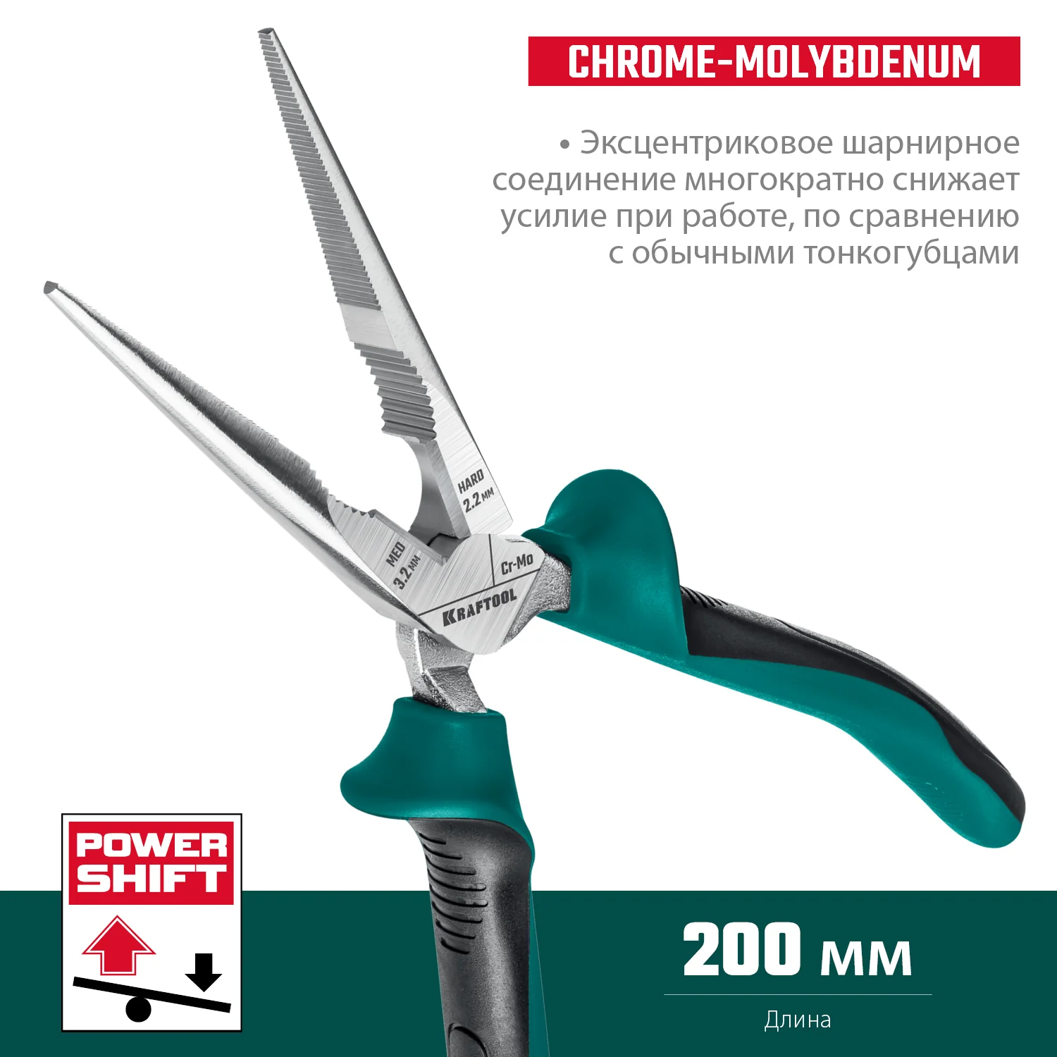 Тонкогубцы KRAFTOOL KraftMax, 200 мм (22011-3-20)