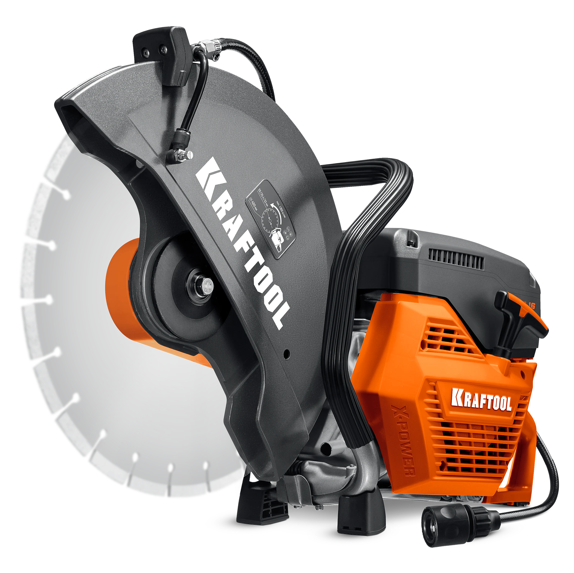 Бензорез по бетону (бетонорез) KRAFTOOL K770-16 3700 Вт, 400 мм, без диска