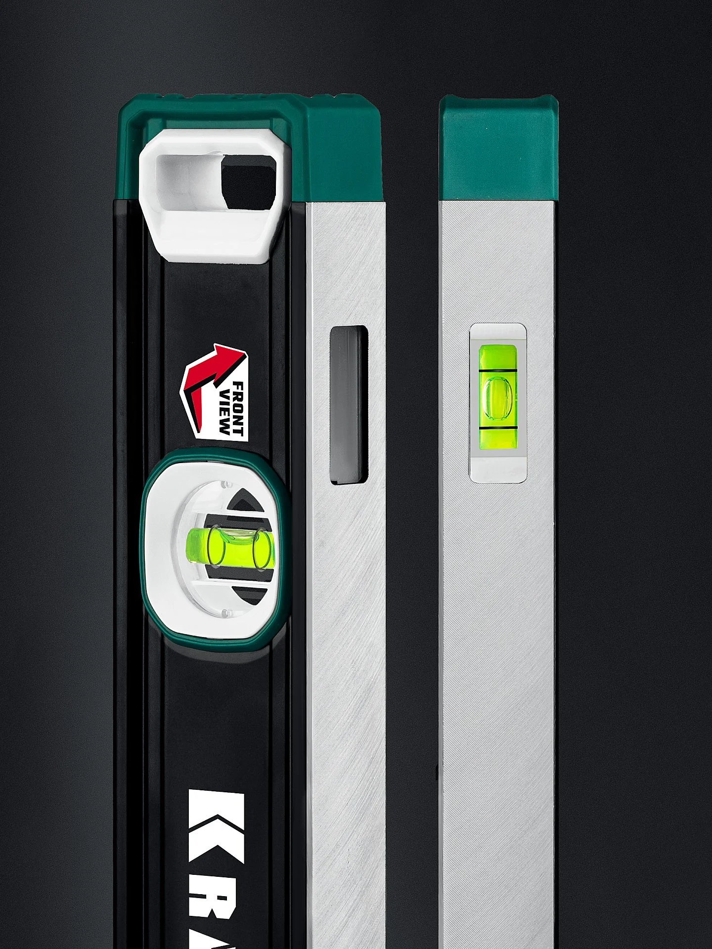 Уровень сверхпрочный KRAFTOOL 400 мм, точность 0.3 мм/м, с инновационным зеркальным глазком (34986-40)