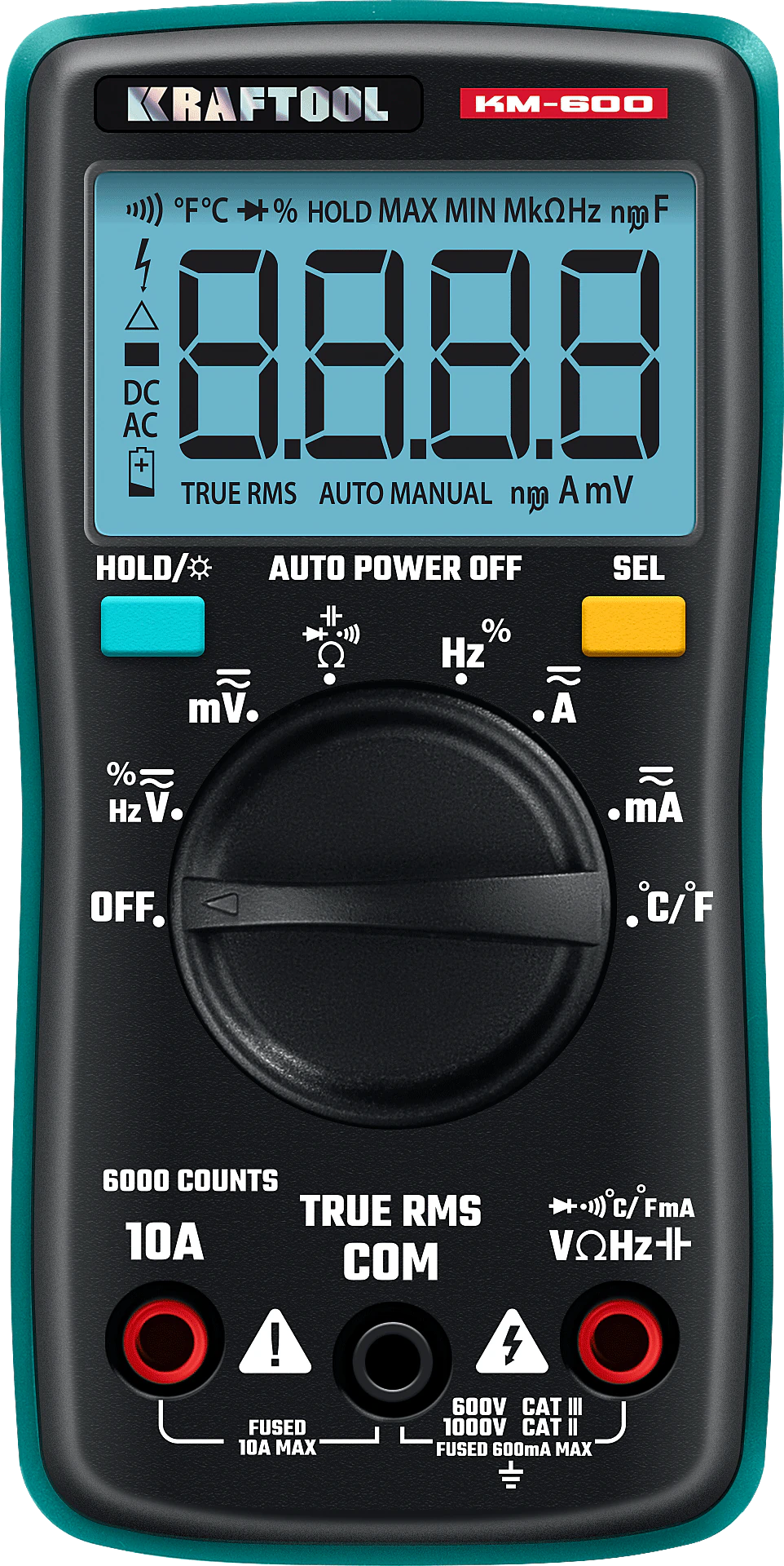 Мультиметр цифровой KRAFTOOL 600 (59854)