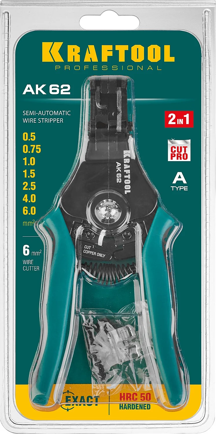 Стриппер полуавтоматический KRAFTOOL 0.5 - 6 мм2 (22681)