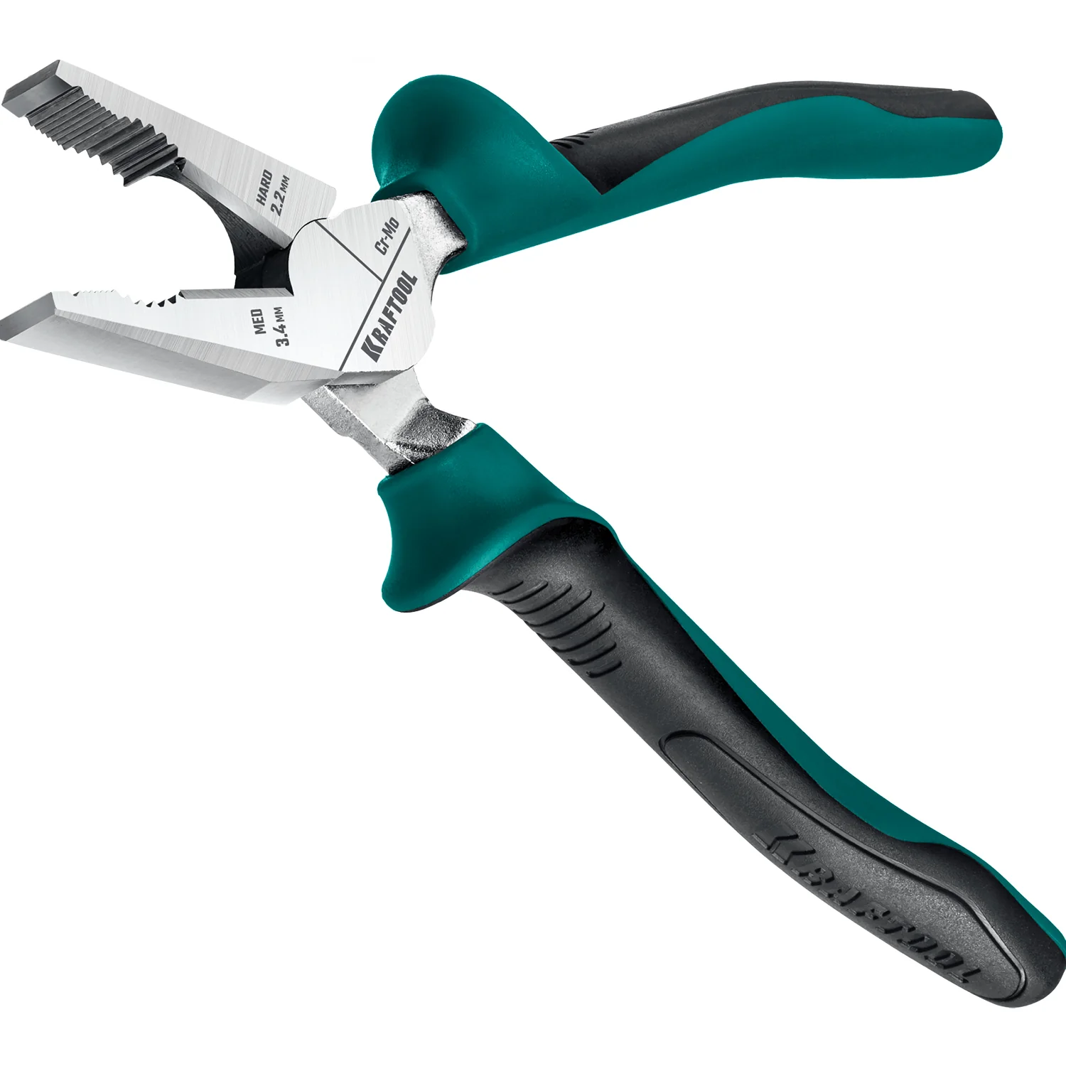 Комбинированные плоскогубцы с эксцентриковым шарниром KRAFTOOL KraftMax, 180 мм (22011-1-18)