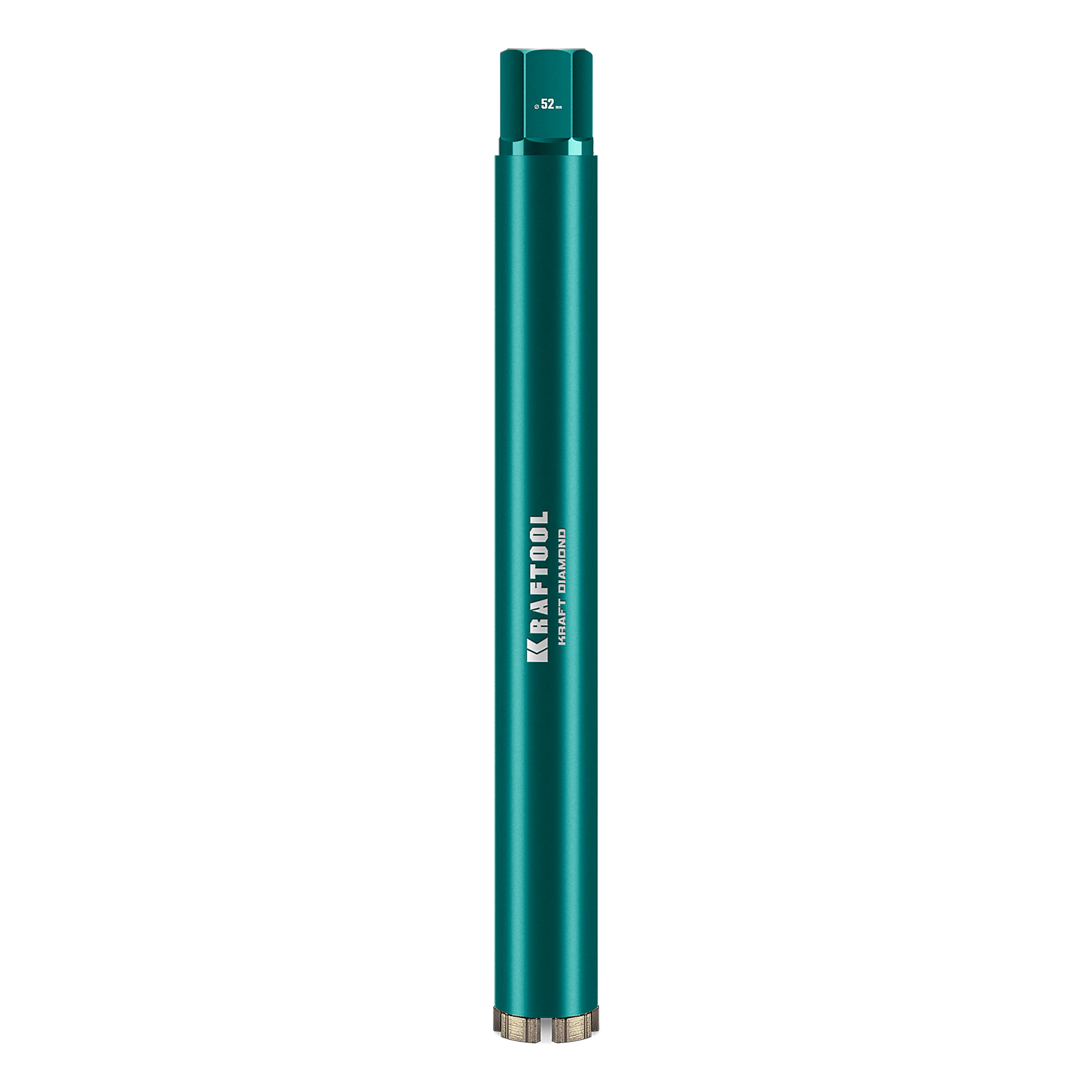 Алмазная коронка по железобетону KRAFTOOL 29825-062 DIAMOND 62 мм (450 мм, 1 1/4″, лазерная сварка сегментов)