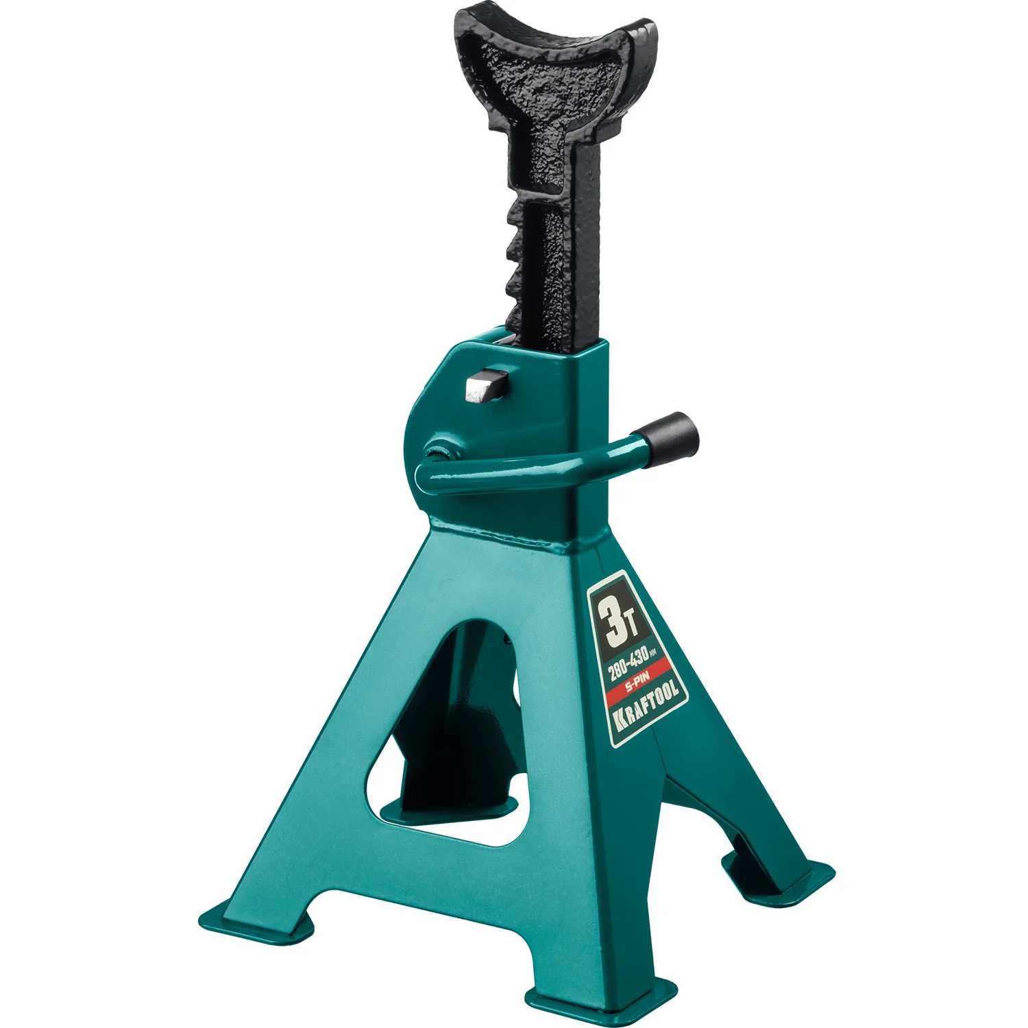 Подставка страховочная усиленная KRAFTOOL 3 т, 280 - 430 мм, со штифтом (43465-3)