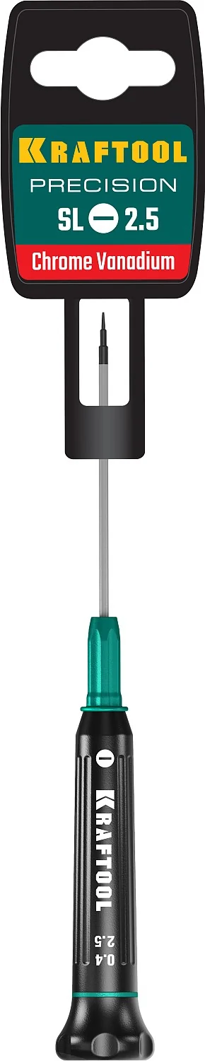 Отвертка для точных работ KRAFTOOL Precision, SL2.5 (25681-2.5)