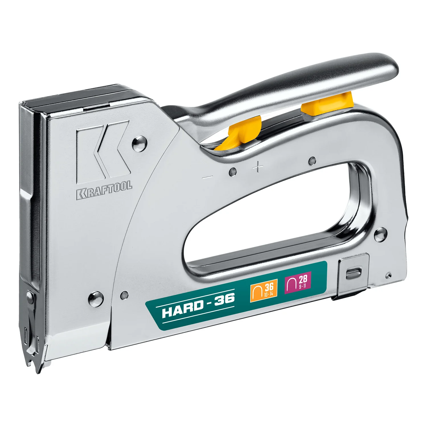 Степлер KRAFTOOL EXTREM 36, тип 36 (L) калибр 20GA (10 - 14 мм)/28, кабельный рессорный (3186)