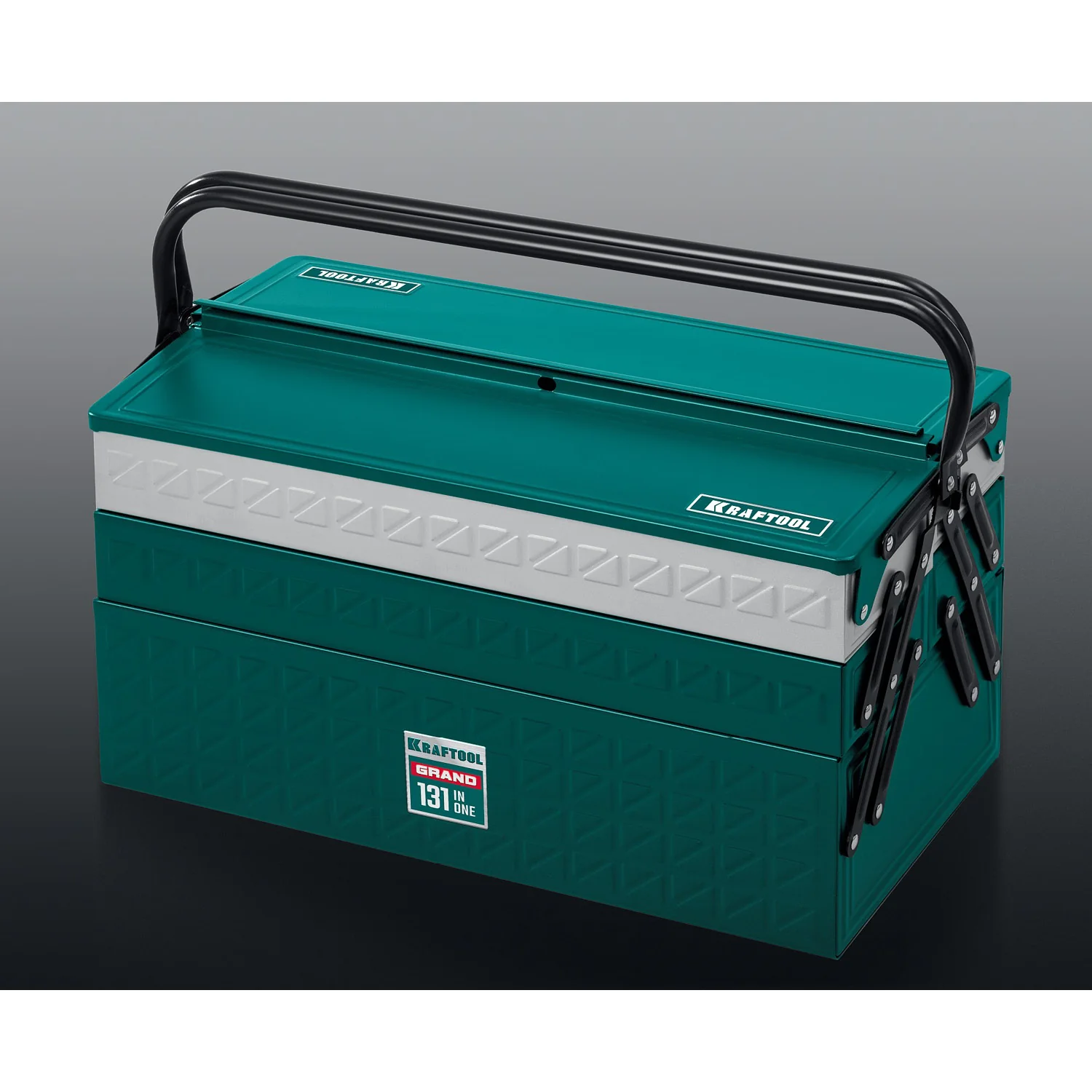 Универсальный набор инструмента KRAFTOOL GRAND-131, 131 предм., (1/2″+1/4″) (27978-H131)