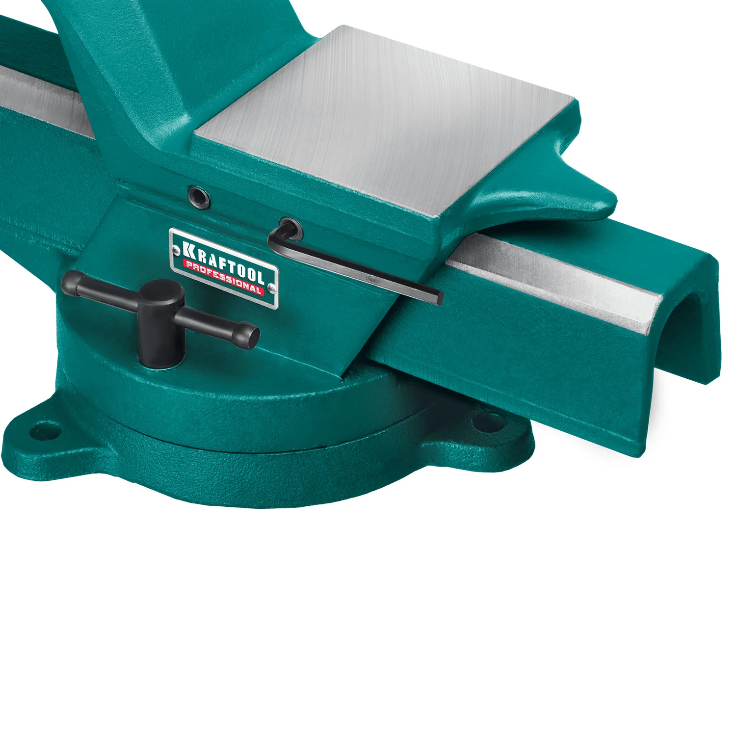 Кованые стальные тиски KRAFTOOL FORGE--155/200, с регулировкой компенсации люфта (32700-200)