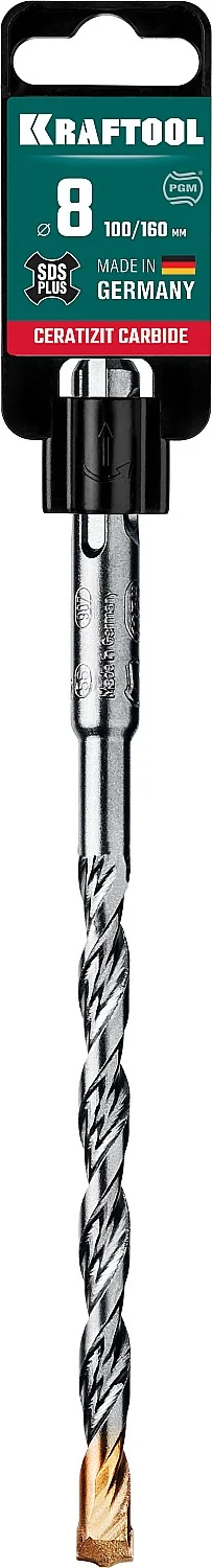 SDS-plus бур KRAFTOOL 29320-160-08 Cerazit Carbide, 8 х 160 мм