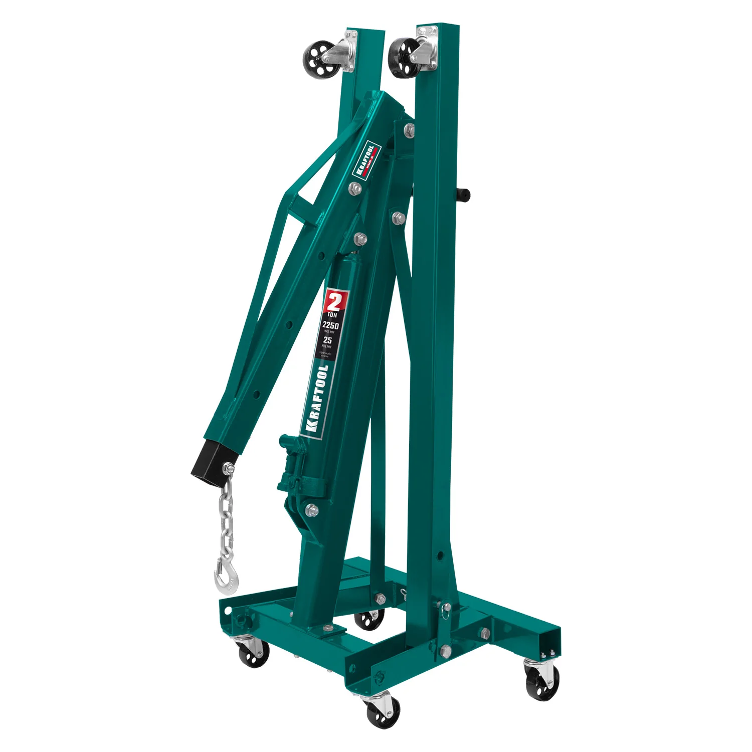 Кран гидравлический складной KRAFTOOL 2 т, 25 - 2250 мм (43411-2)