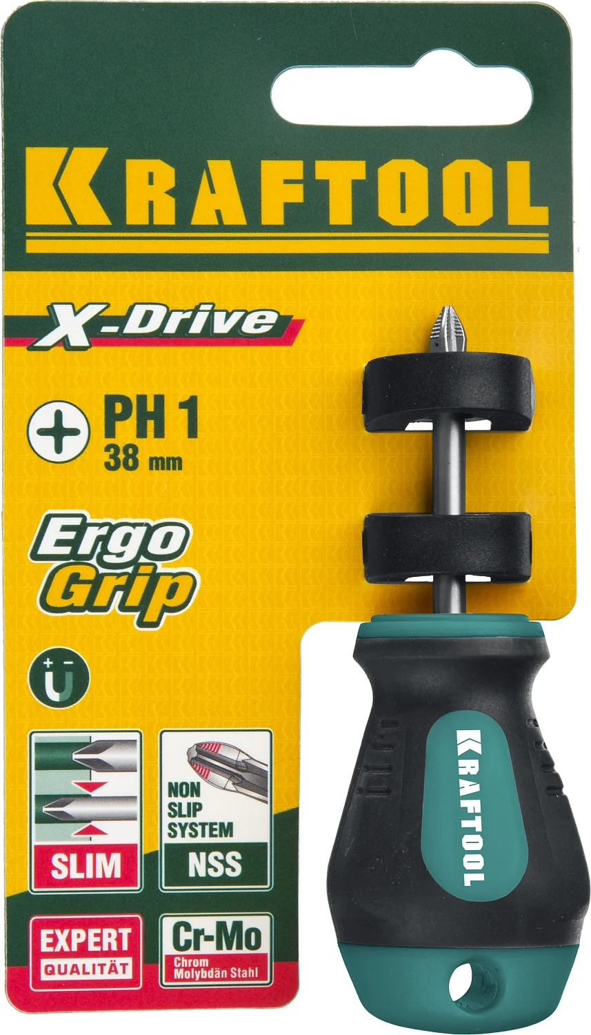 Отвертка KRAFTOOL Х-Drive, PH1 x 38 (250072-1-038)