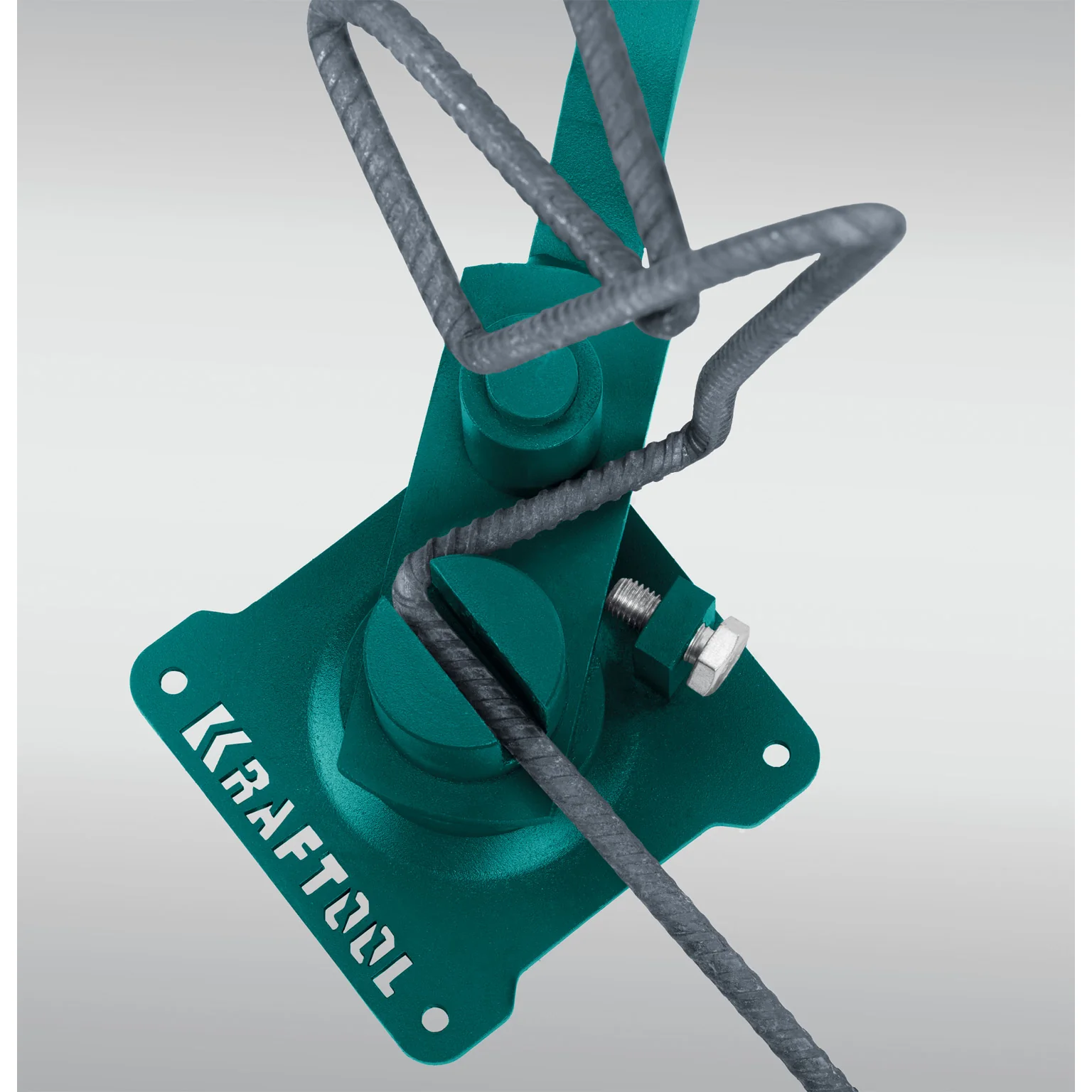 Станок для гибки арматуры KRAFTOOL 10 E, острый гиб, на подшипнике, ручной (23302)