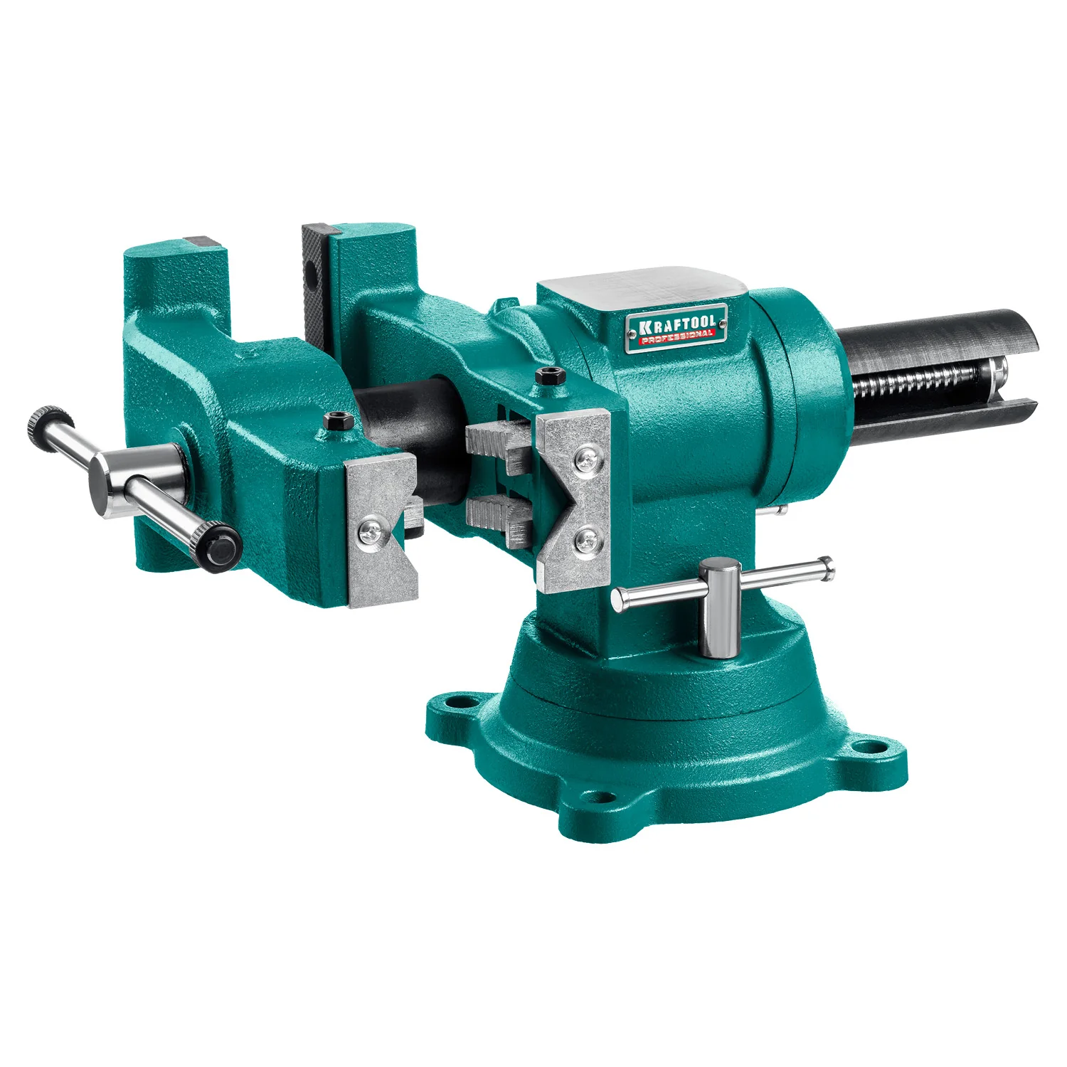 Слесарные тиски KRAFTOOL 3D-Steel, 150 мм (32704-150)