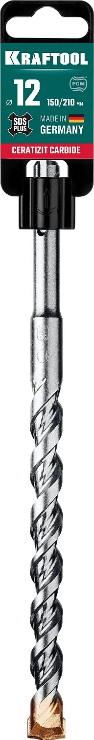 SDS-plus бур KRAFTOOL 29320-210-12 Cerazit Carbide, 12 х 210 мм