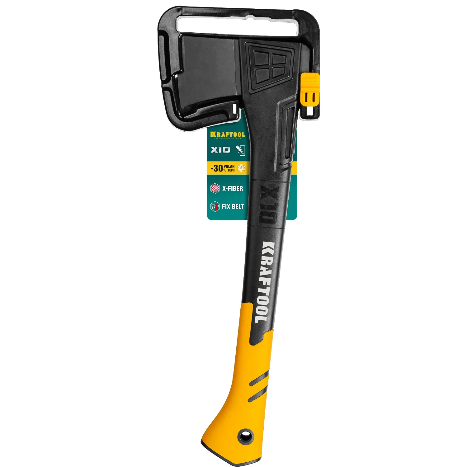 Универсальный топор KRAFTOOL X10, 750/1000 г, 450 мм, в чехле (20660-10)