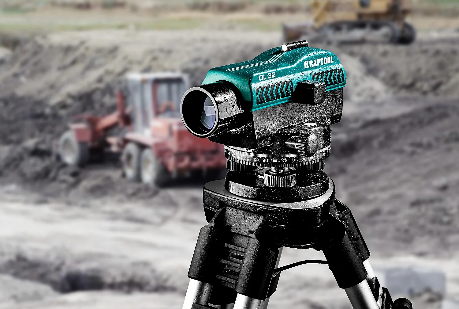 Нивелир оптический KRAFTOOL 100 м (34520)