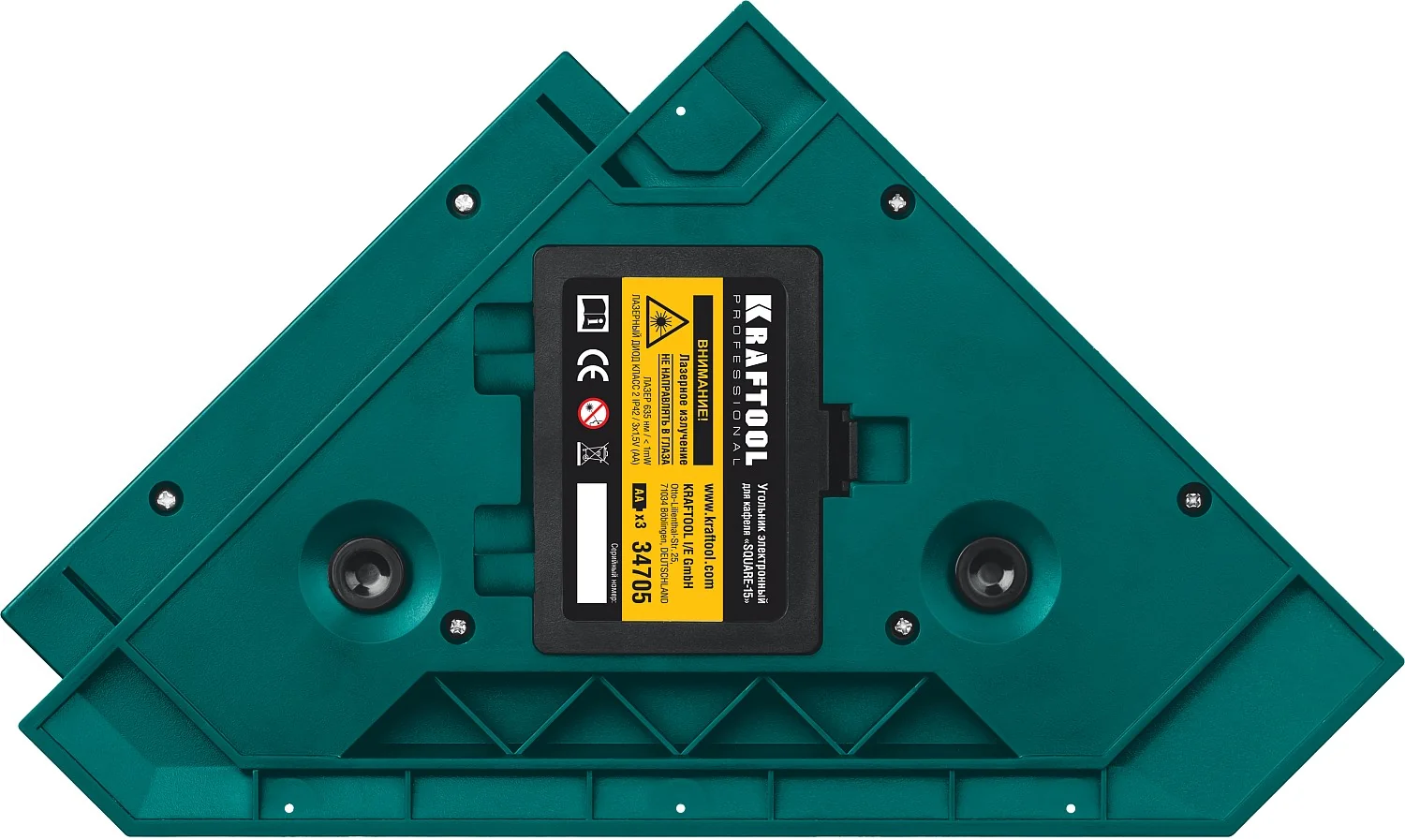 Угольник лазерный KRAFTOOL для кафеля (34705)