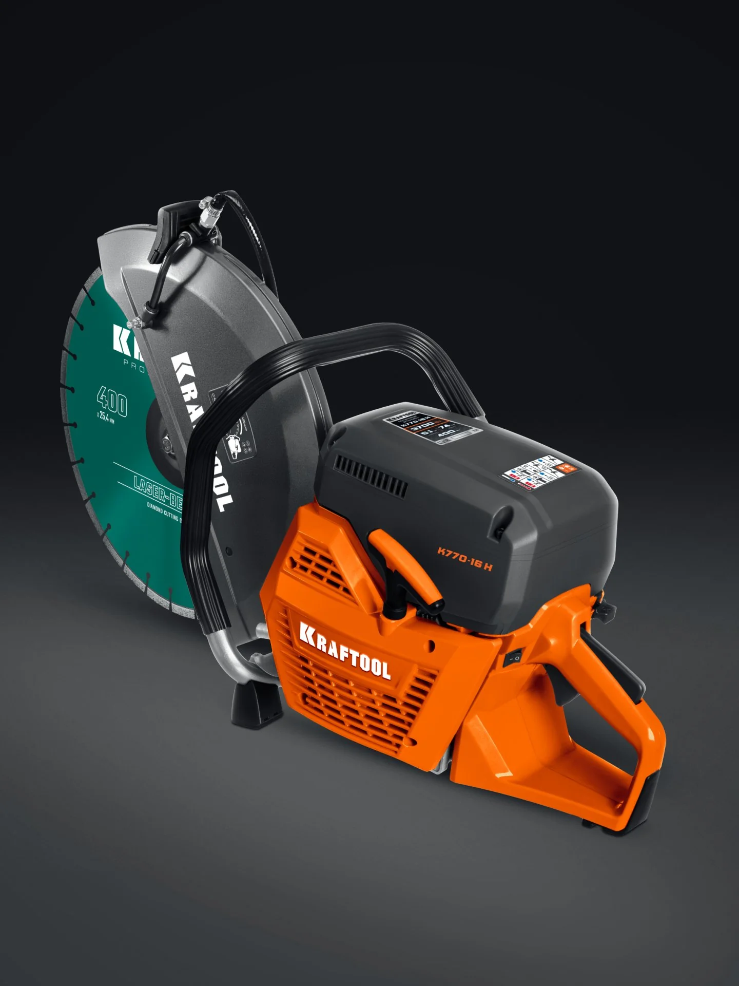 Бензорез по бетону (бетонорез) KRAFTOOL K770-16 H 3700 Вт, 400 мм, диск в комплекте