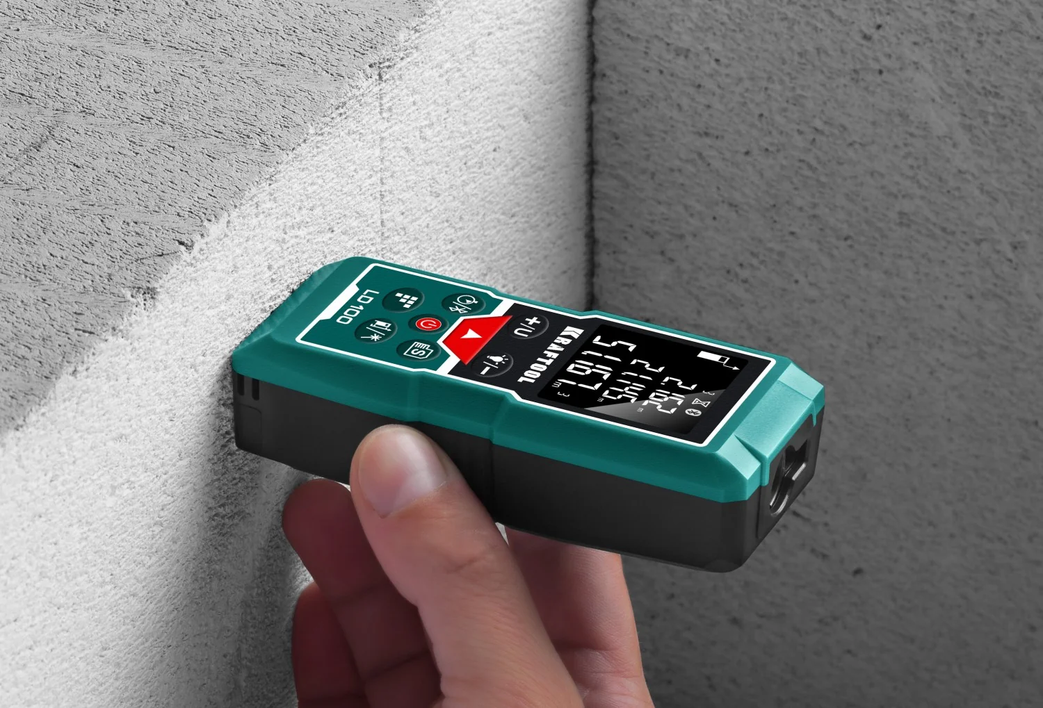 Дальномер лазерный KRAFTOOL 5 см - 100 м (34765)