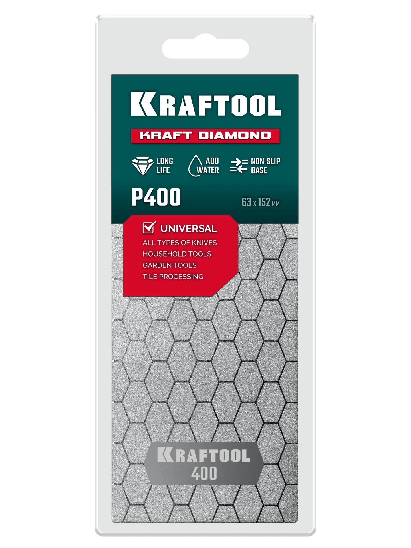 Пластина алмазная заточная KRAFTOOL DIAMOND 63 х 152 мм, Р400 (35710-400) Пластина алмазная заточная KRAFTOOL DIAMOND 63 х 152 мм, Р400 (35710-400)