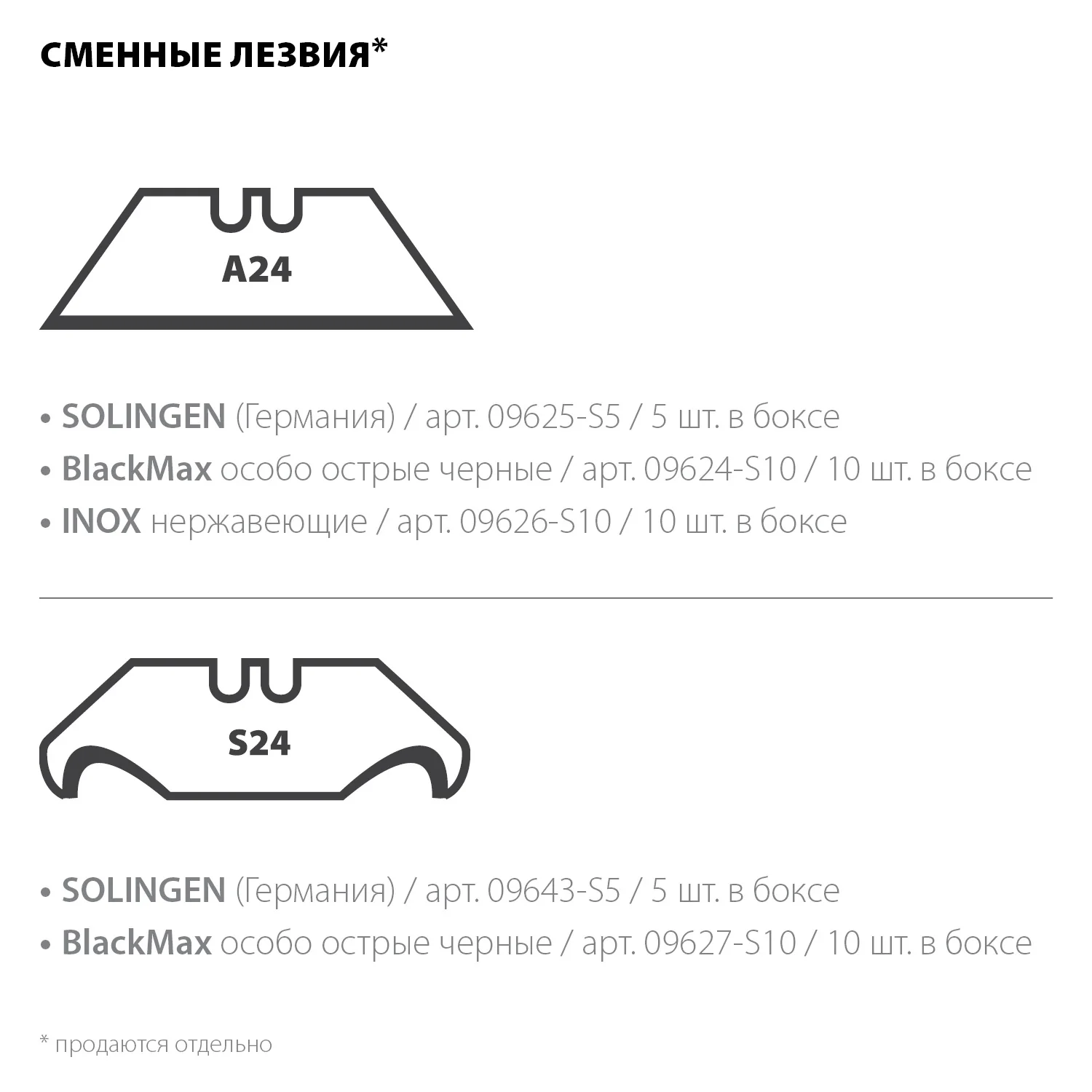 Нож складной компактный KRAFTOOL с трапециевидным лезвием, тип А24 (09242)