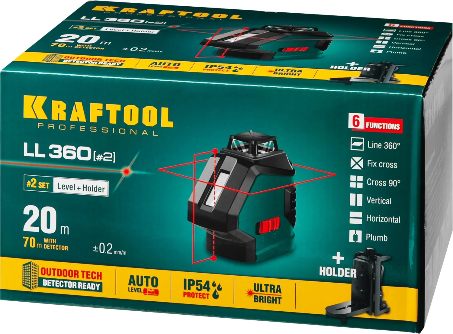 Нивелир лазерный KRAFTOOL 360 (34645-2)