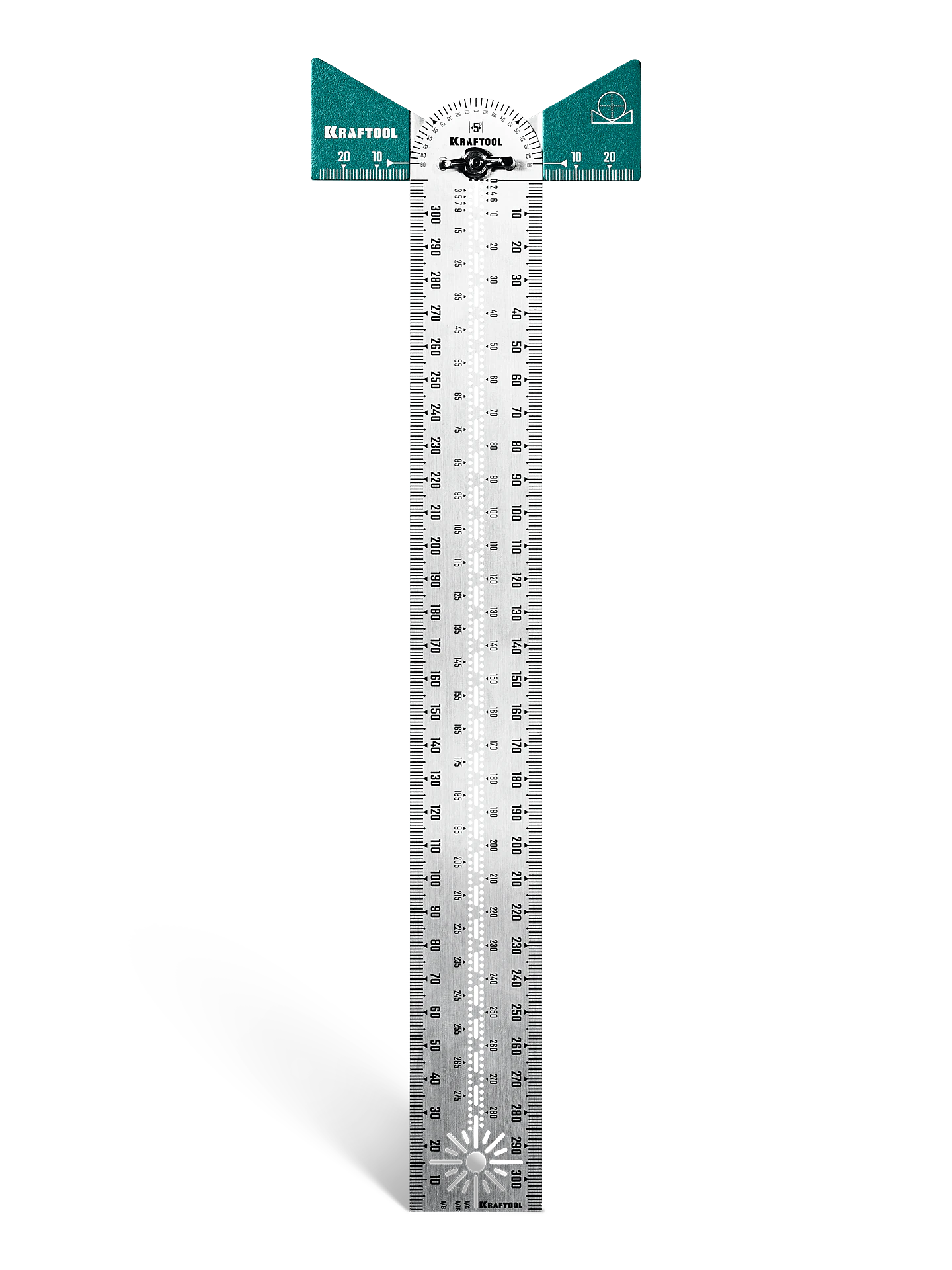 Линейка T-разметочная KRAFTOOL 300 мм, высокоточная (34403)