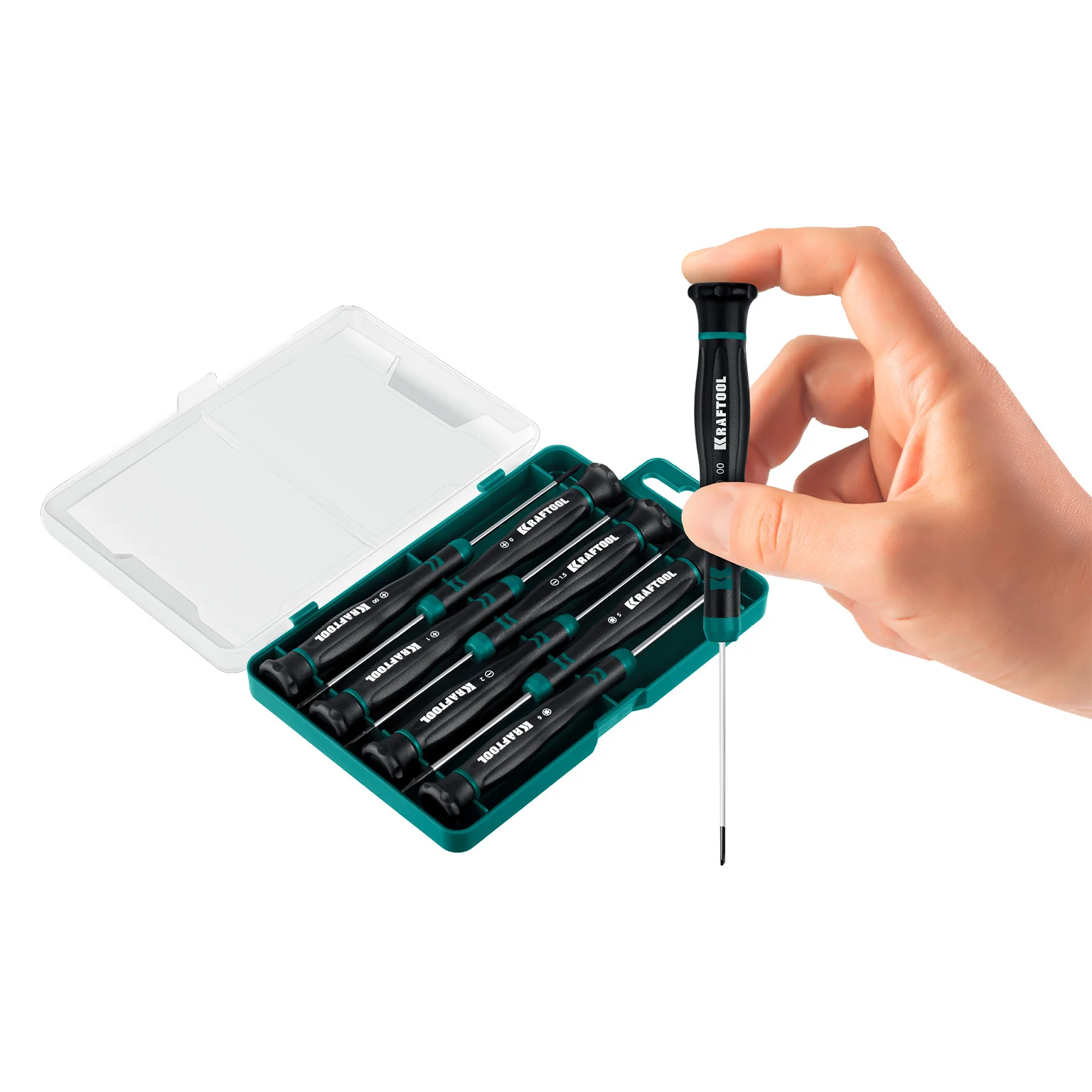 Набор отверток KRAFTOOL Precision 7, 7 предм. (25686)