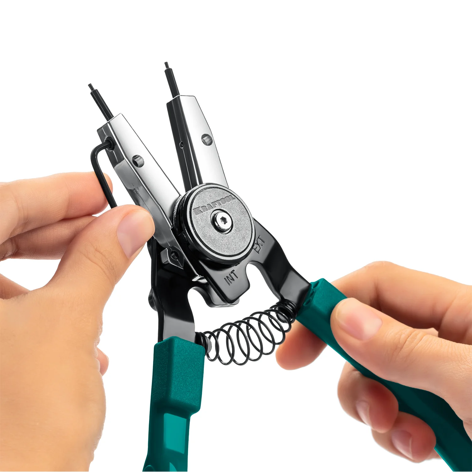 Съемник стопорных колец KRAFTOOL Universal 8-in-1, внешний/внутренний (22813)