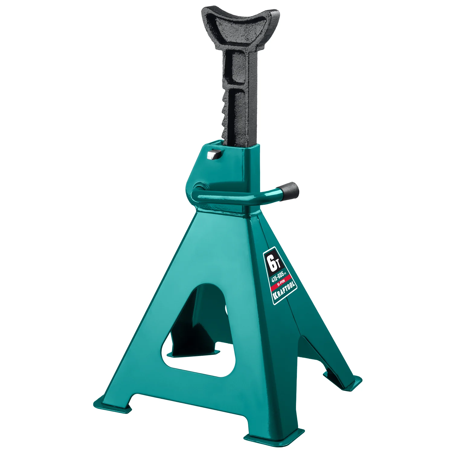 Подставка страховочная усиленная KRAFTOOL 6 т, 415 - 605 мм, со штифтом (43465-6)
