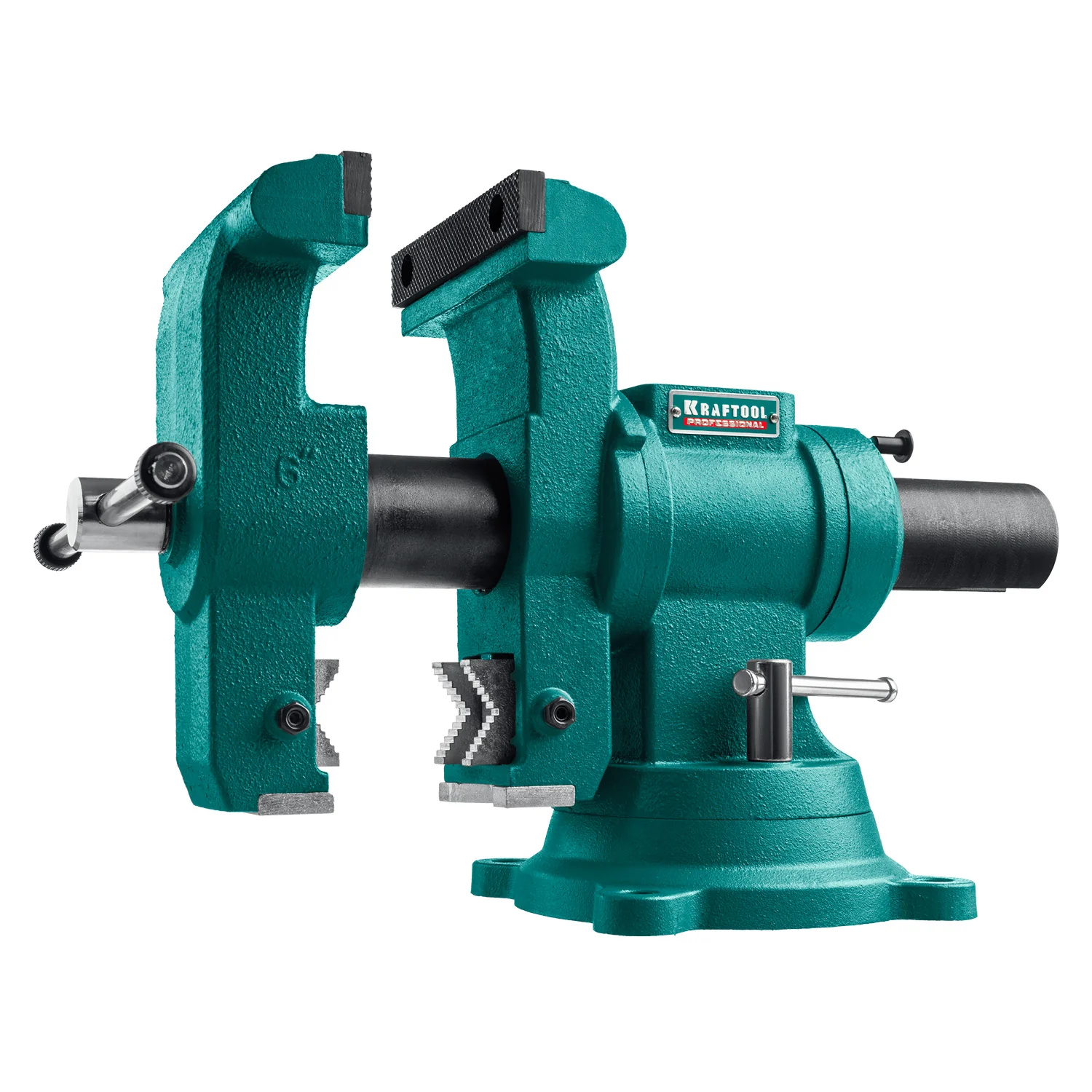 Слесарные тиски KRAFTOOL 3D-Steel, 150 мм (32704-150)