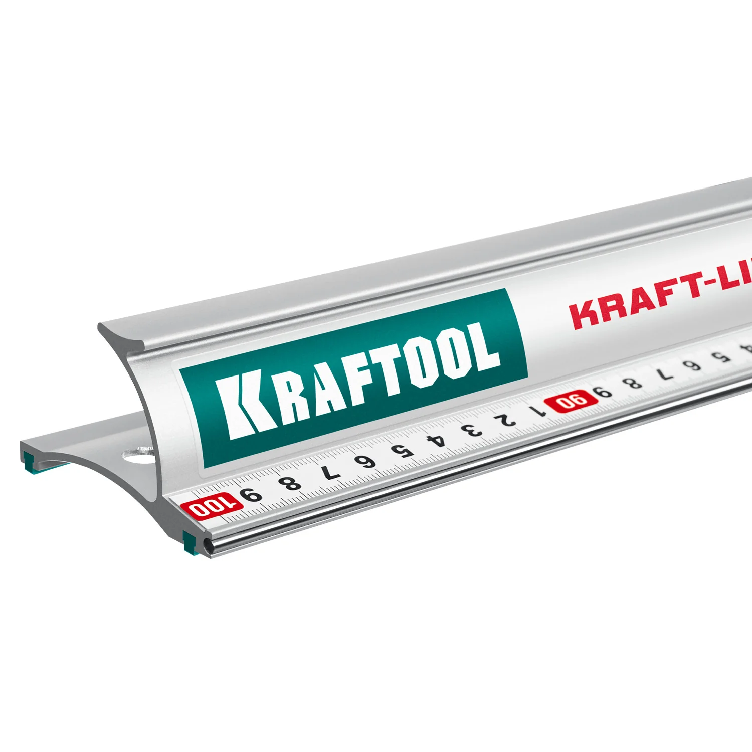 Линейка алюминиевая усиленная KRAFTOOL 1.0 м, со стальной направляющей (34275-100)