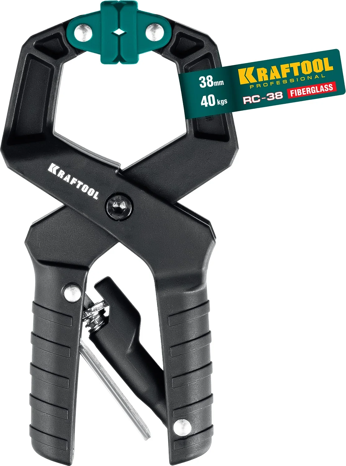 Зажимная струбцина KRAFTOOL RC-38, 38 х 38 мм (32224-04)