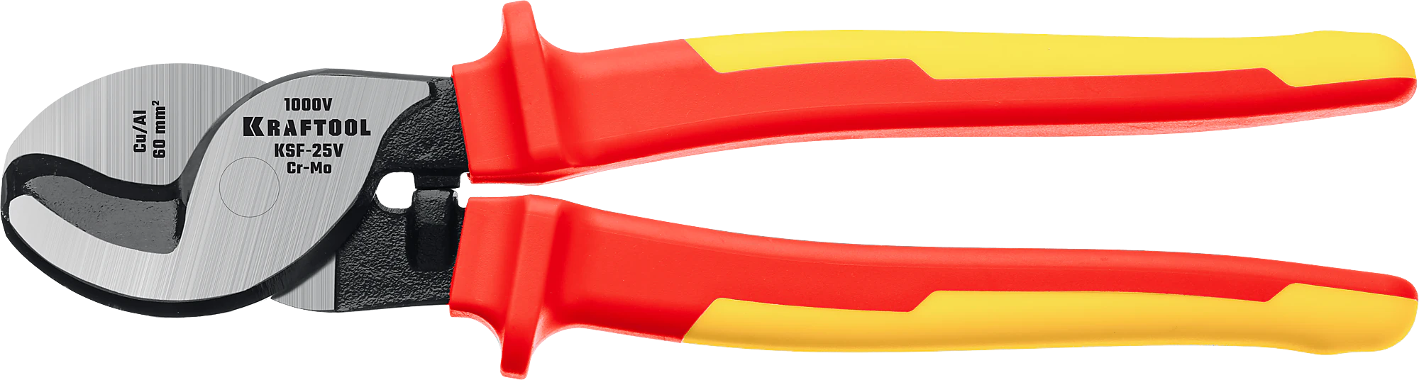 Кабелерез диэлектрический усиленный KRAFTOOL d 13 мм, 250 мм, VDE, 1000 В (23334-25V)