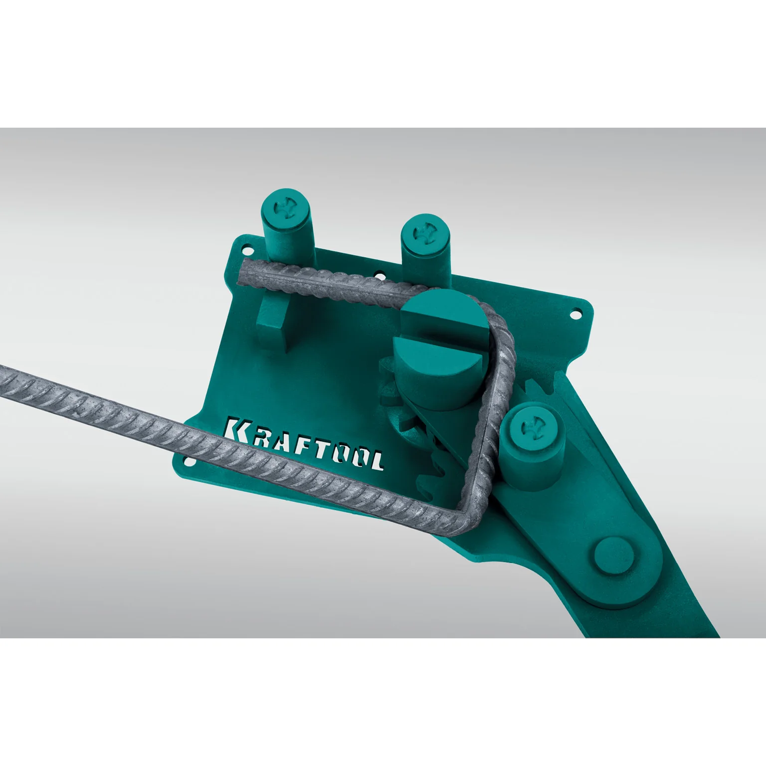 Станок для гибки арматуры KRAFTOOL 16D, 6-16 мм, острый и плавный гиб, ручной c зубчатой передачей (23301)