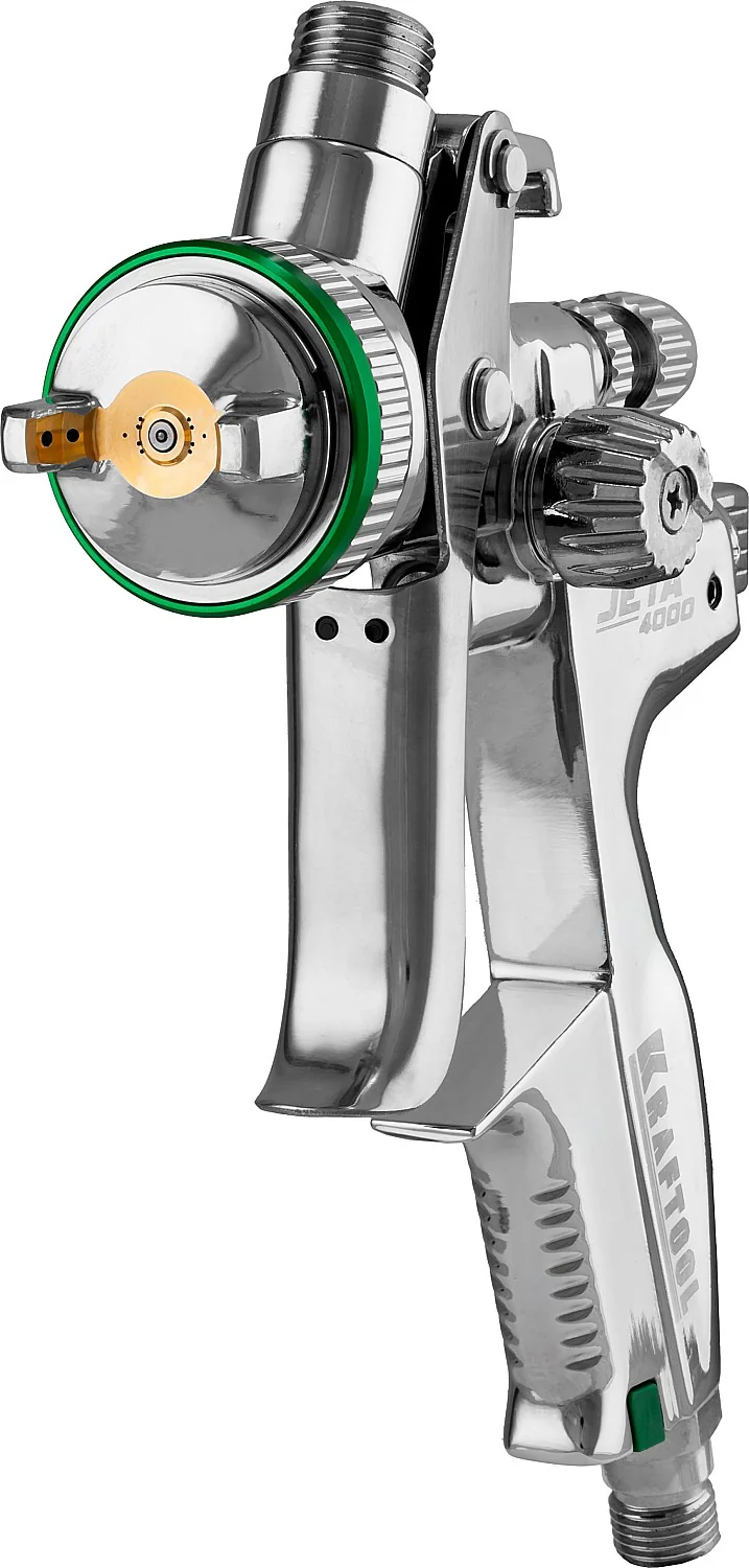 Пневматический краскопульт KRAFTOOL 06555-1.3 JETA 4000, HVLP, 1.3 мм, с верхним бачком