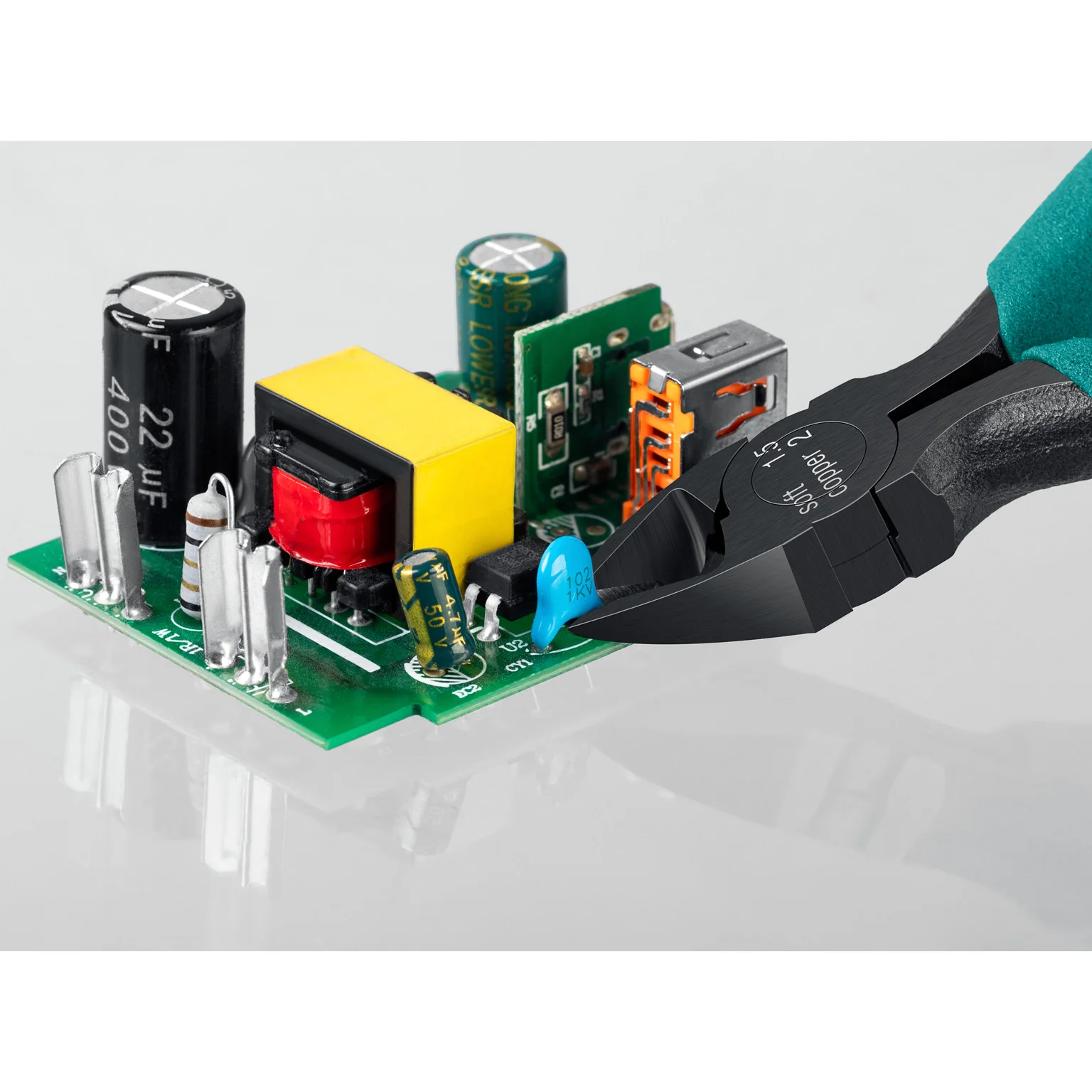 Прецизионные бокорезы KRAFTOOL Kraft Mini, чистый рез 115 мм (220017-6-11)