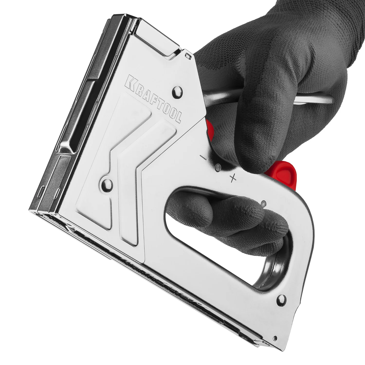 Степлер KRAFTOOL EXTREM 53, тип 53 (A/10/JT21) 23GA (6 - 16 мм)/300/500, стальной рессорный (3180)