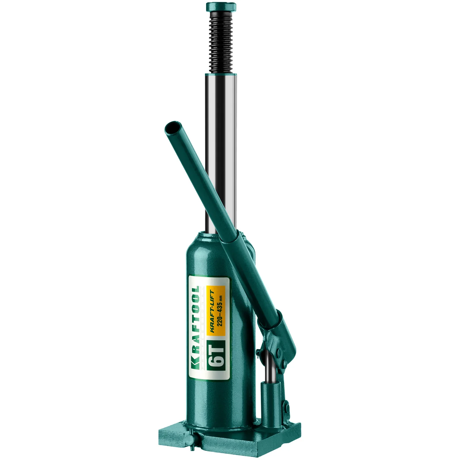 Домкрат гидравлический бутылочный KRAFTOOL 6 т, 216 - 413 мм (43462-6)