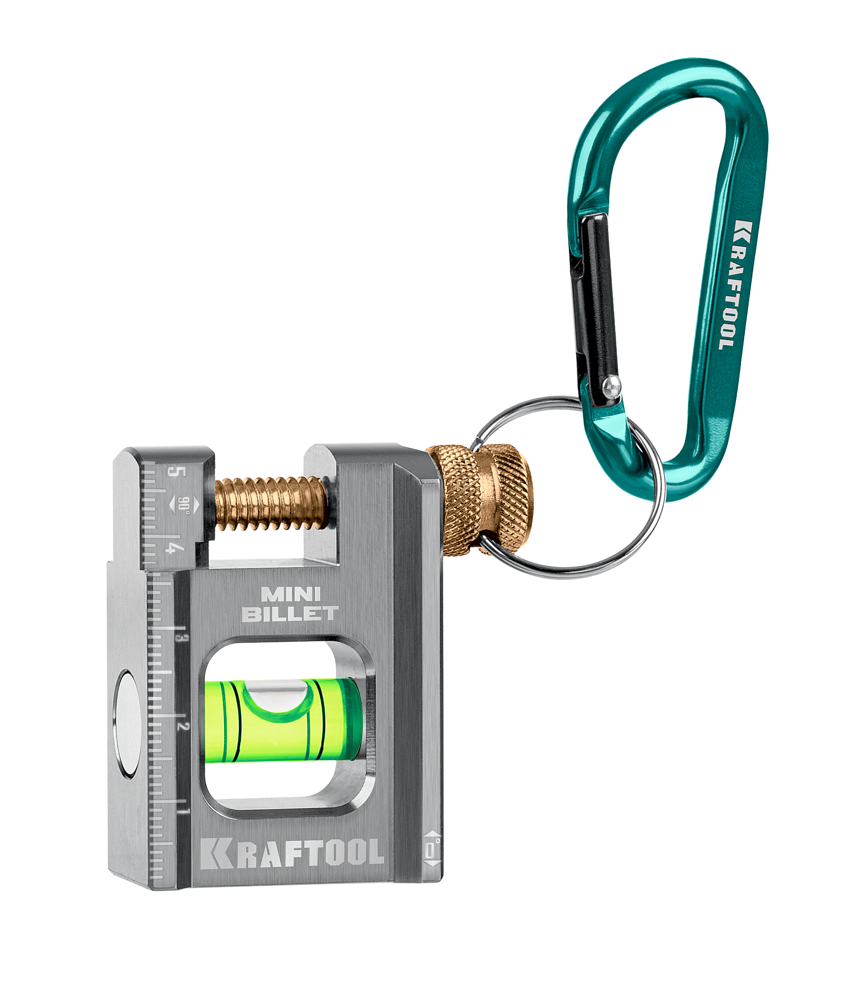 Уровень брусковый магнитный KRAFTOOL 50 мм (34791)