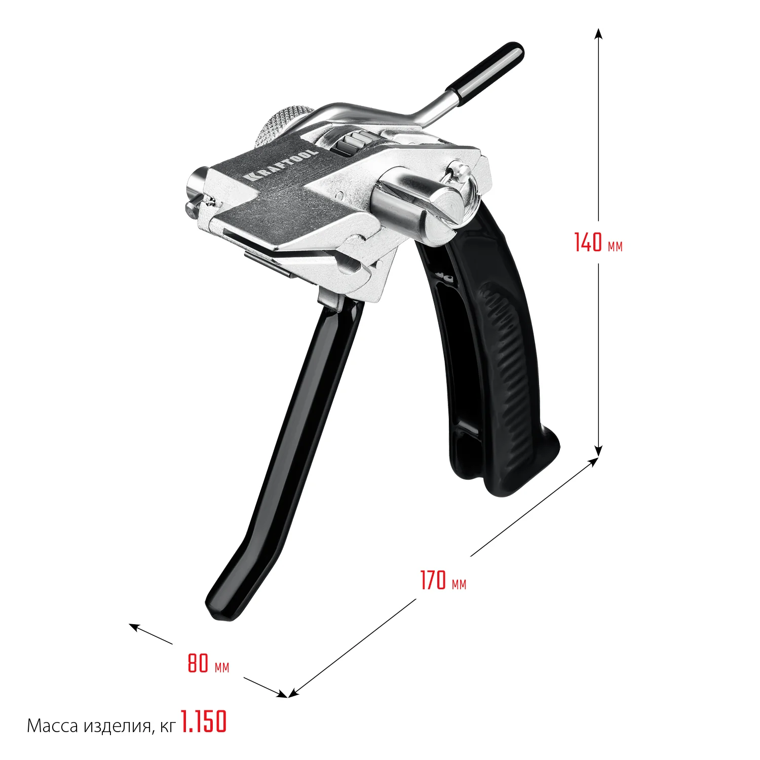 Инструмент для натяжения стальной монтажной ленты KRAFTOOL Transformer BT-20 (22620)