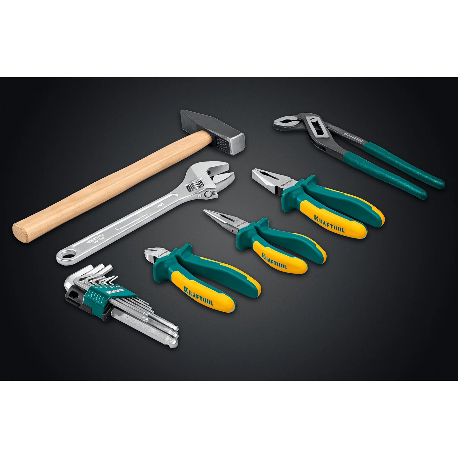 Универсальный набор инструмента KRAFTOOL GRAND-131, 131 предм., (1/2″+1/4″) (27978-H131)