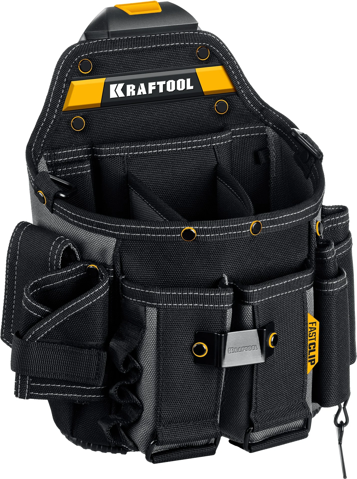 Поясная сумка KRAFTOOL KPB-23, с быстросъёмным креплением FastClip, 290 х 310 мм (38766) Поясная сумка KRAFTOOL KPB-23, с быстросъёмным креплением FastClip, 290 х 310 мм (38766)