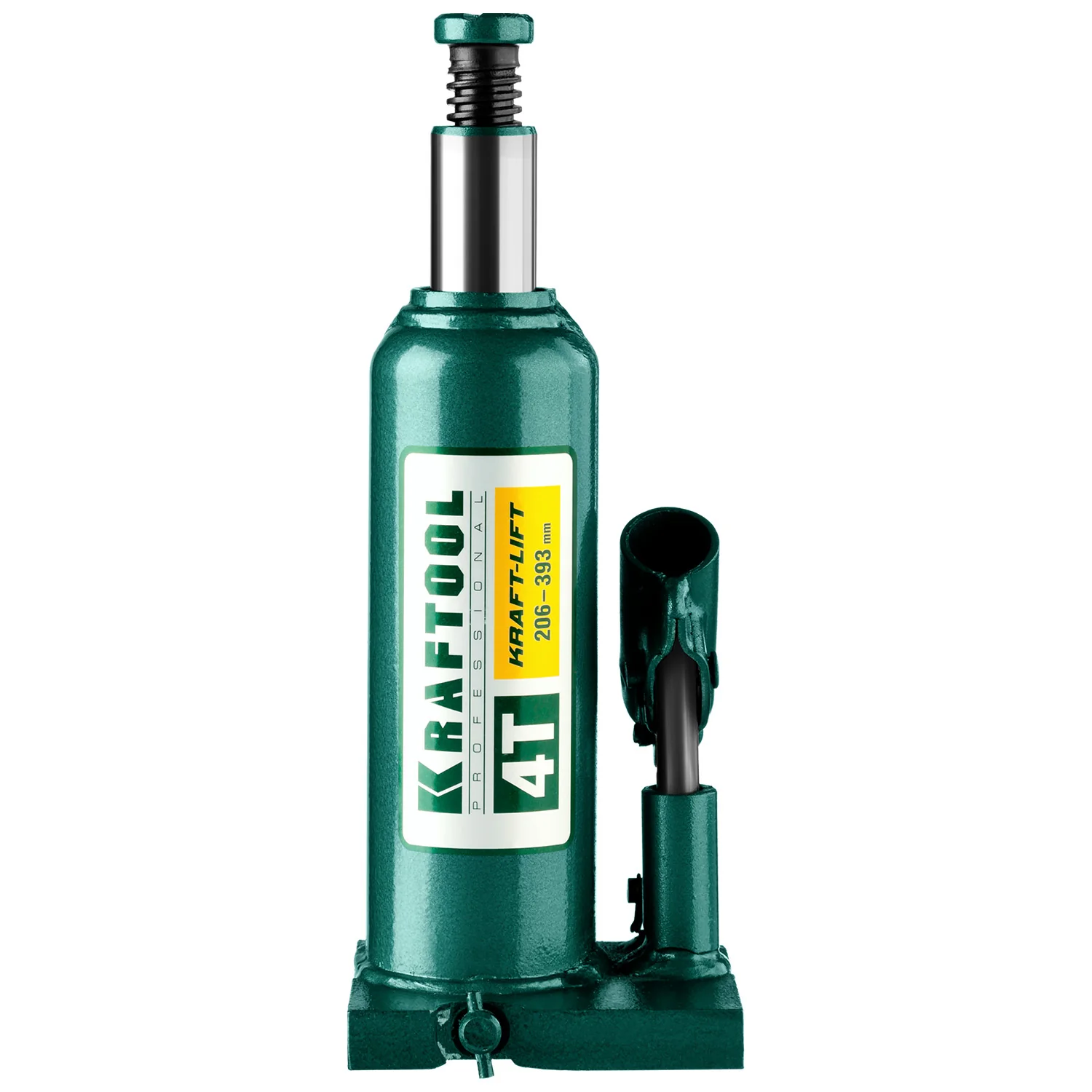 Домкрат гидравлический бутылочный KRAFTOOL 4 т, 194 - 372 мм (43462-4)
