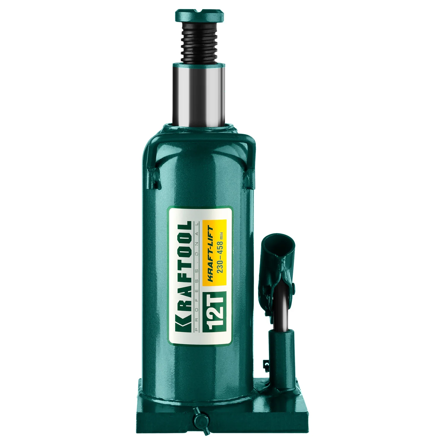 Домкрат гидравлический бутылочный KRAFTOOL 12 т, 230 - 460 мм (43462-12)