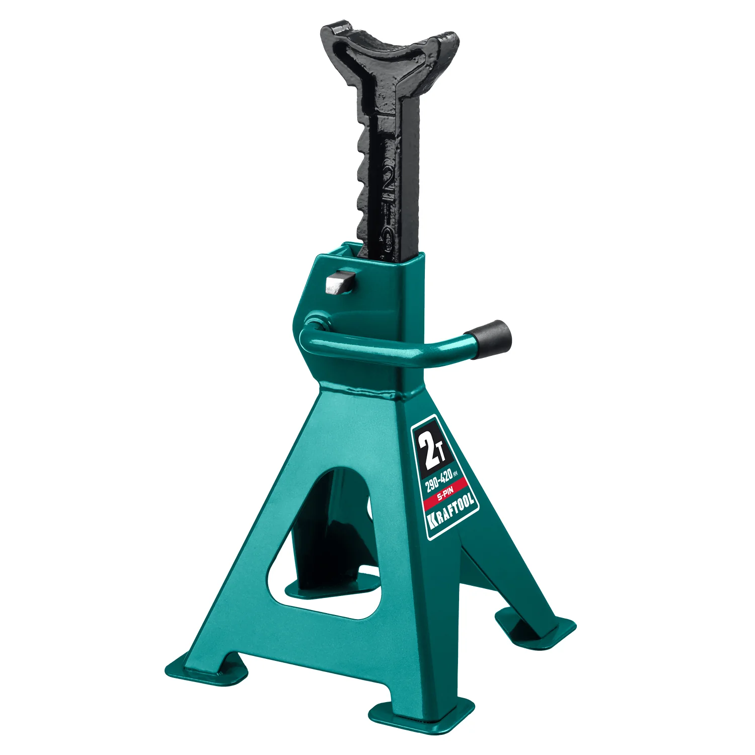 Подставка страховочная усиленная KRAFTOOL 2 т, 290 - 420 мм, со штифтом (43465-2)