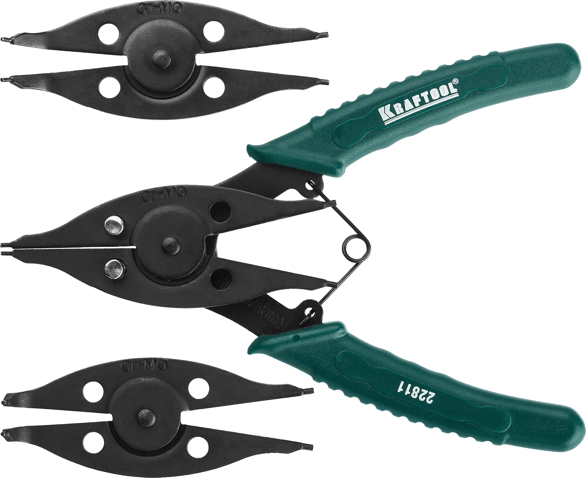 Съемник стопорных колец KRAFTOOL Universal 6-in-1, внешний/внутренний (22811)