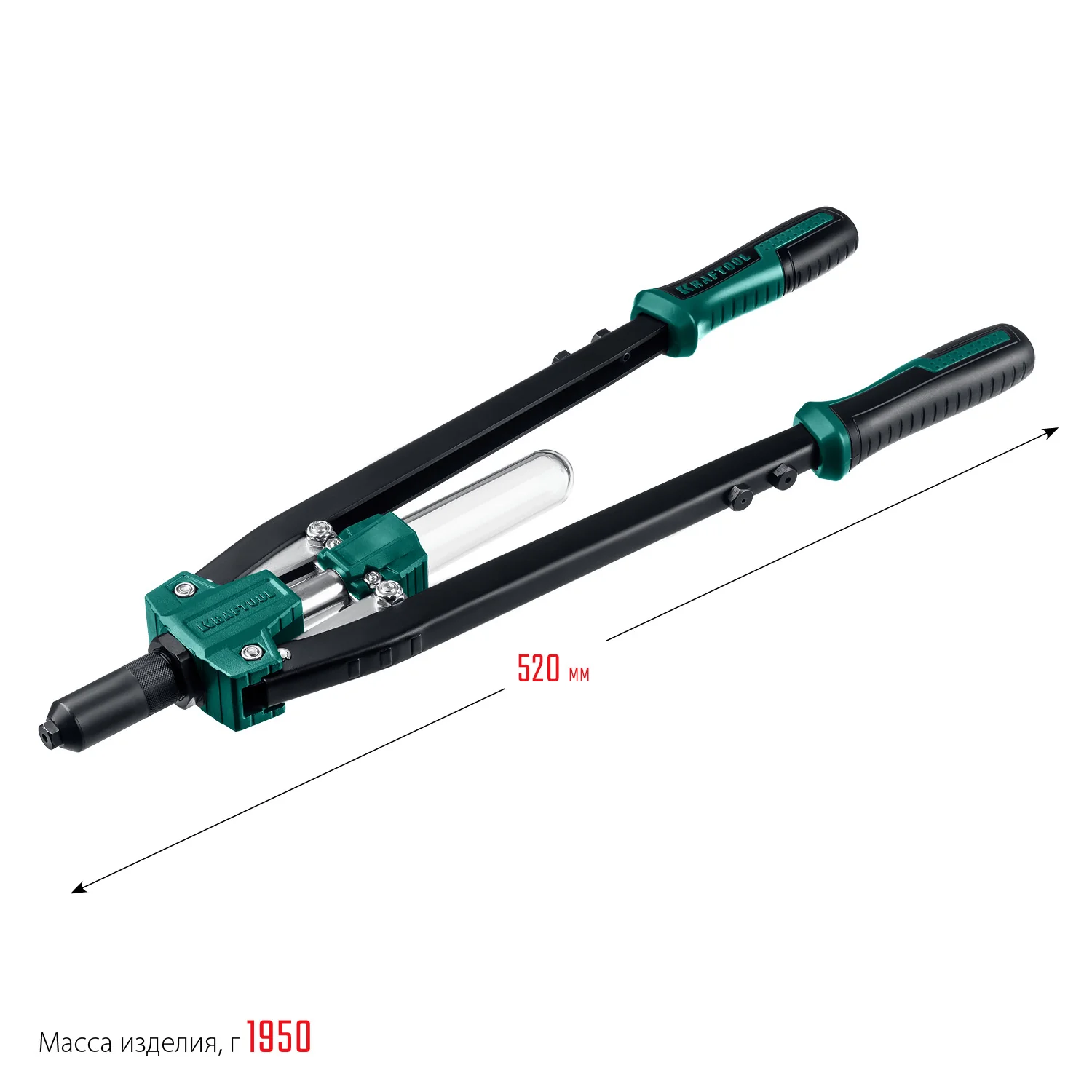 Заклёпочник двуручный усиленный KRAFTOOL 3.2 - 6.4 мм, 520 мм (311791)