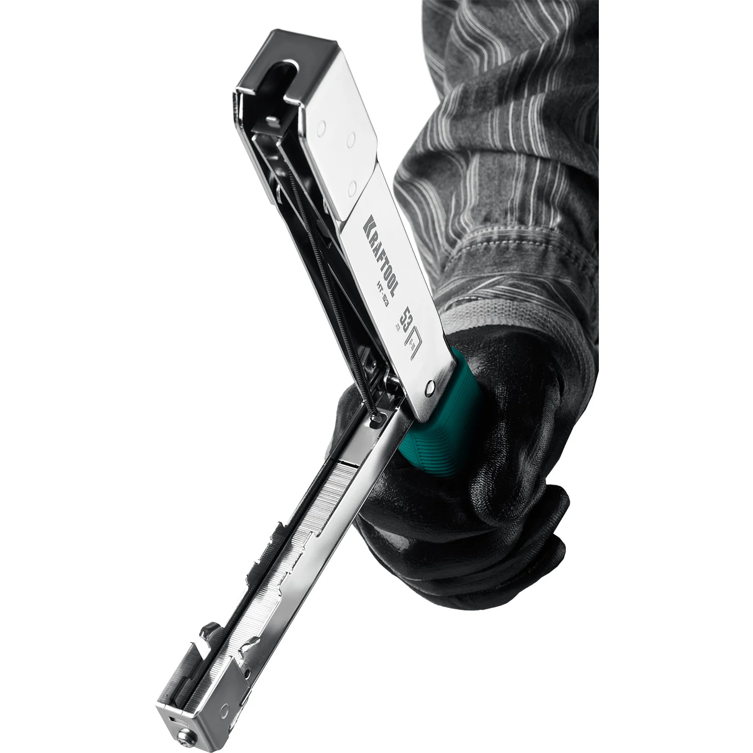 Скобозабиватель KRAFTOOL HAMMER TACKER, тип 53 (A/10/JT21) 23GA (6 - 10 мм), высокоскоростной стальной (3153)