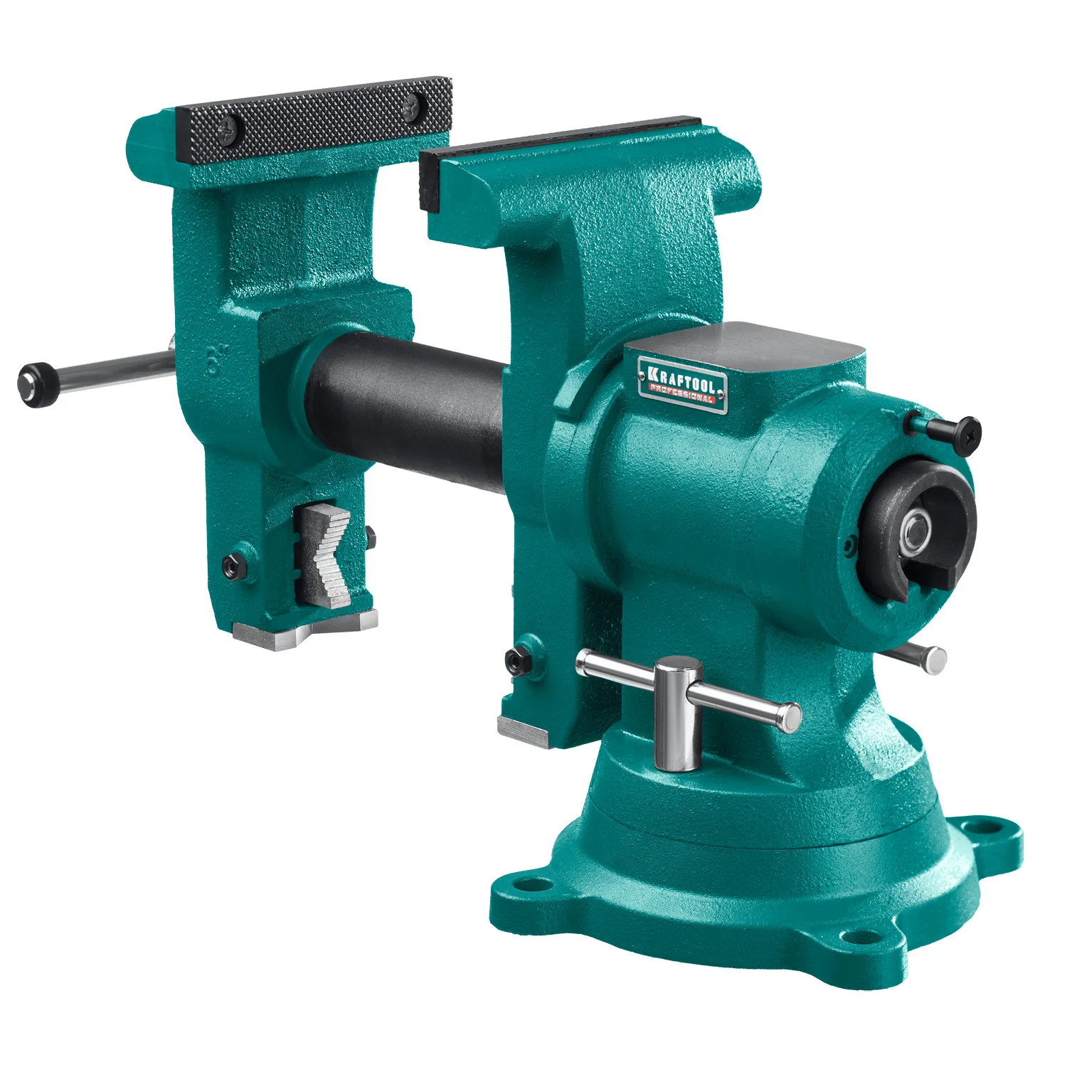 Слесарные тиски KRAFTOOL 3D-Steel, 150 мм (32704-150)